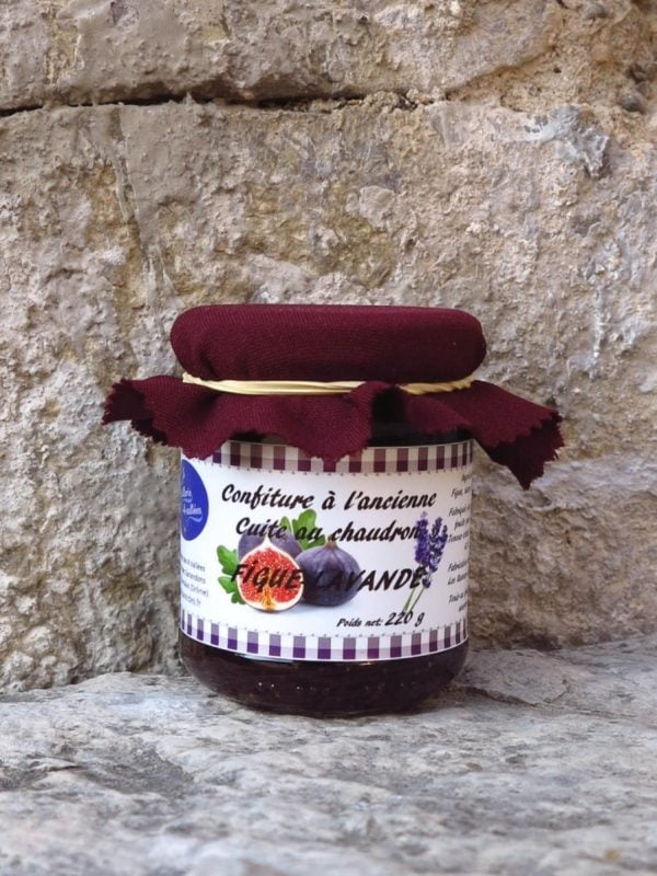 Confiture de figue-lavande - Pot de 220 g