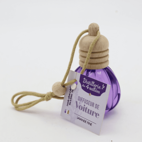 Diffuseur voiture d'huile essentielle de lavande