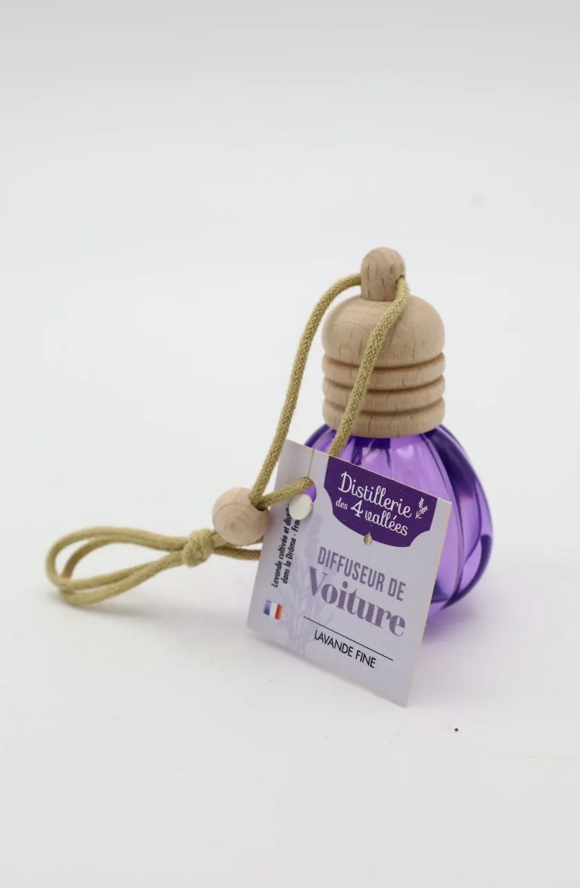 Diffuseur voiture d'huile essentielle de lavande
