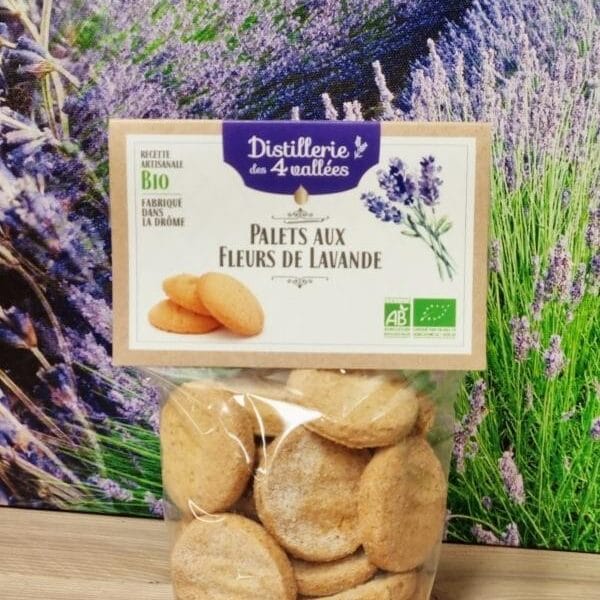 Sachet de palets aux fleurs de lavande.