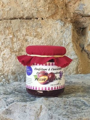 Confiture prune/lavande - Pot de 220 g