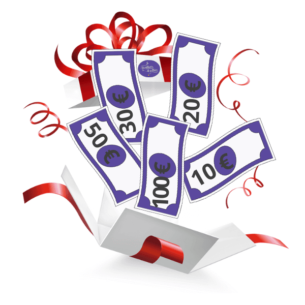 Illustration bon cadeau.