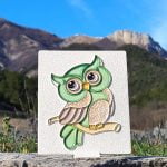 Diffuseur d'huile essentielle artisanal GM - Chouette