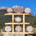 Diffuseur d'huile essentielle artisanal Terre brune - Rond GM