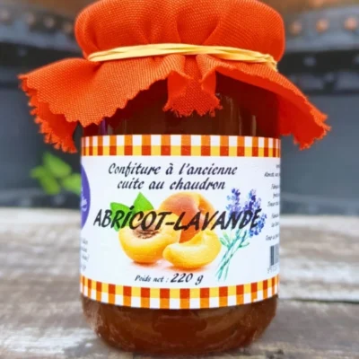 Confiture abricot lavande 220 g