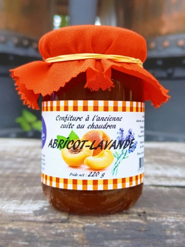 Confiture abricot lavande 220 g