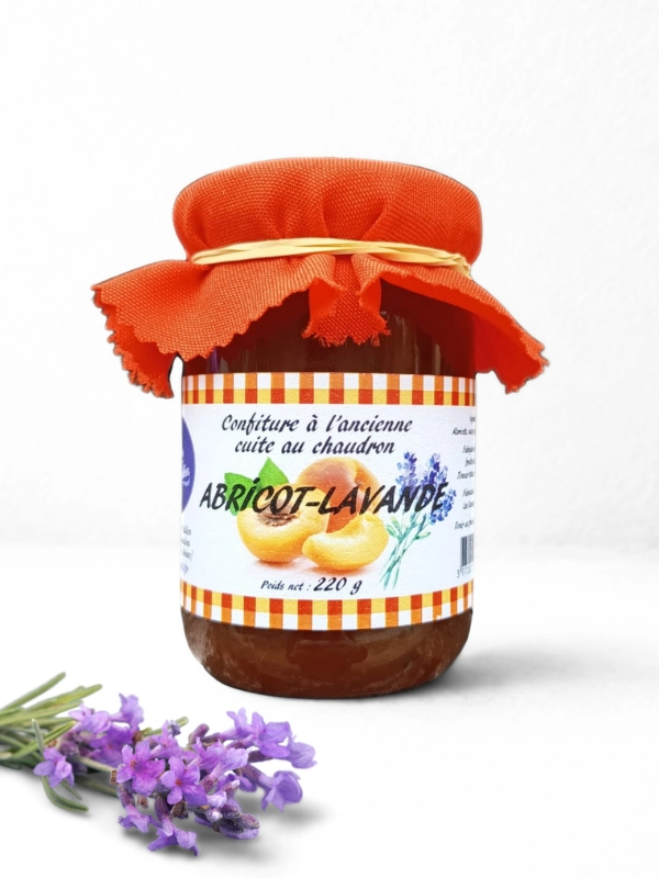Confiture abricot lavande 220 g – Image 4