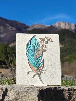 Diffuseur d'huile essentielle artisanal GM - Plume
