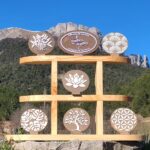 Diffuseur d'huile essentielle artisanal Terre brune - Rond GM