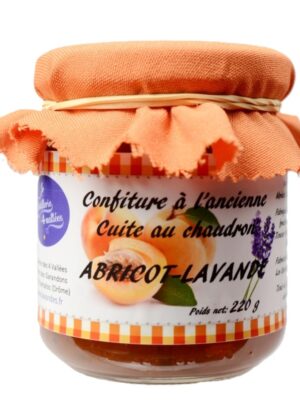 Confiture abricot et fleurs de lavande