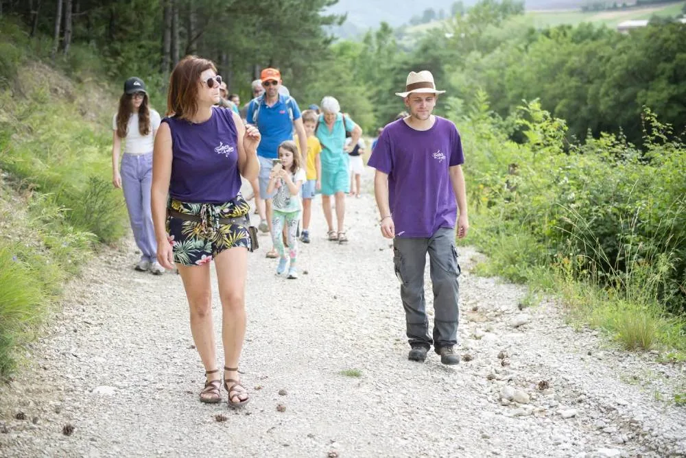 Animation promenade dans les champs