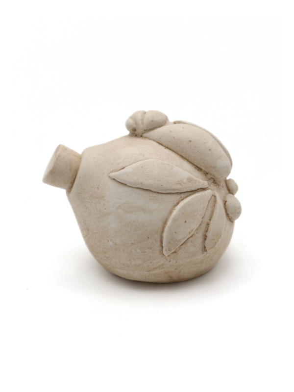 Diffuseur fiole plâtre peint et ciré – Cigale