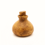 Diffuseur fiole plâtre peint et ciré - Rond