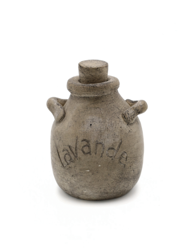 Diffuseur fiole plâtre peint et ciré – Tonnelet