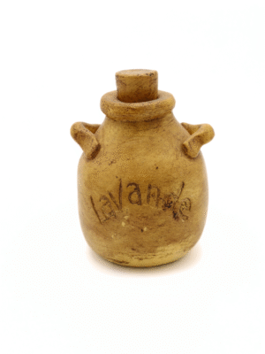 Diffuseur fiole plâtre peint et ciré – Tonnelet