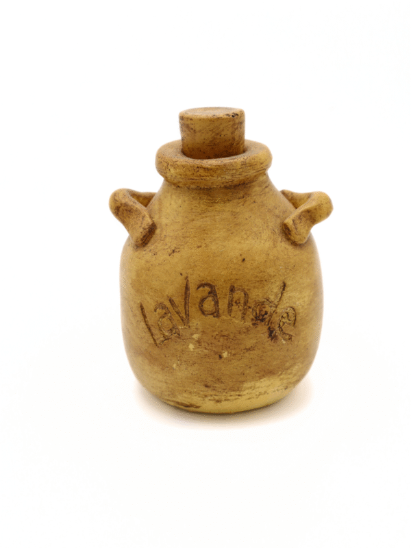 Diffuseur fiole plâtre peint et ciré – Tonnelet
