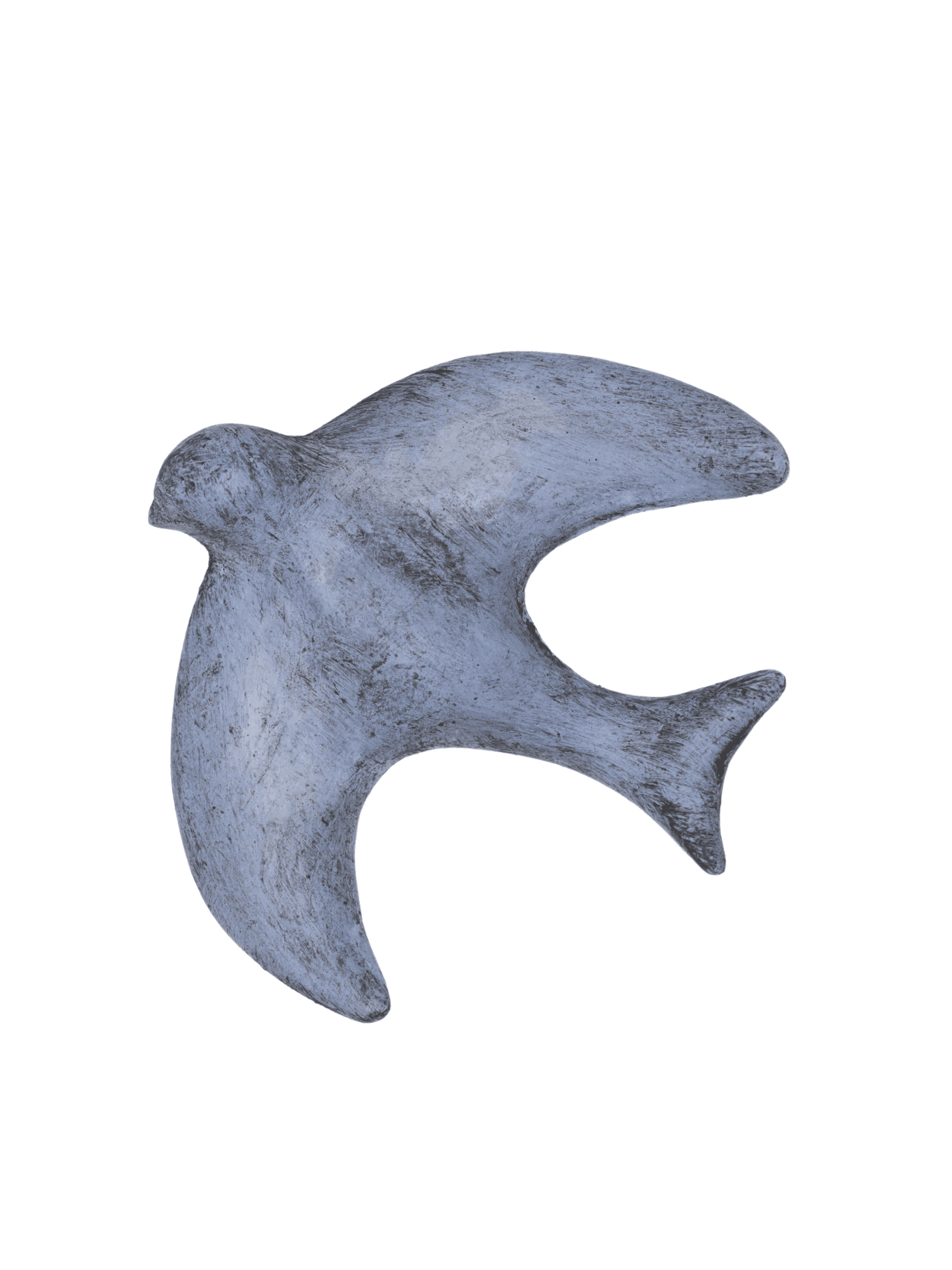 Hirondelle de décoration en plâtre style provençale