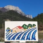 Diffuseur d'huile essentielle artisanal • GM • Champ de lavande