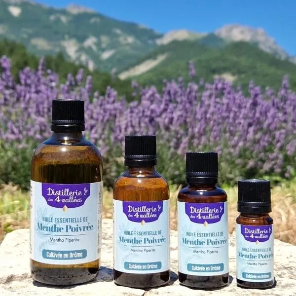 Huile essentielle de menthe poivrée Bio