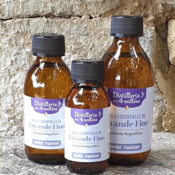 Huile essentielle de lavande fine de population HVE - Flacon classique