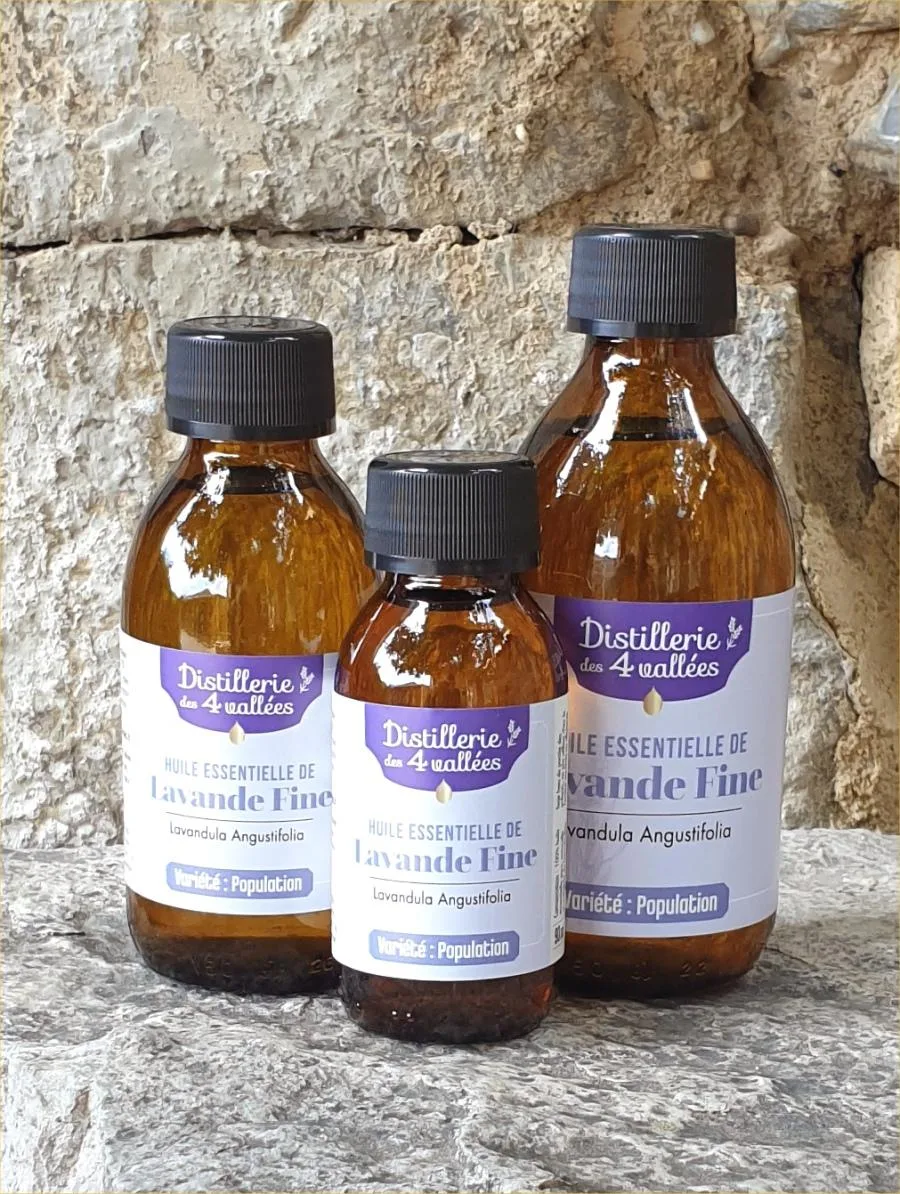Huile essentielle de lavande fine de population HVE - Flacon classique