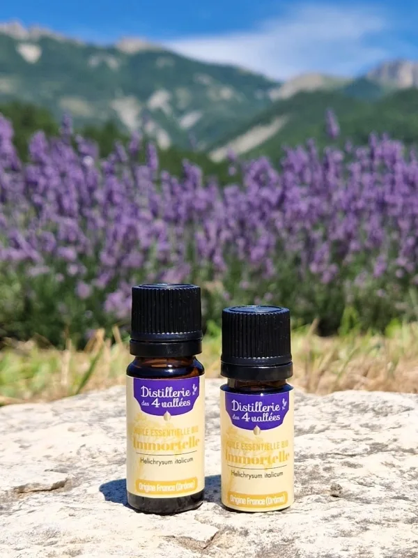 Huile essentielle d'immortelle Bio - Flacon codigoutte
