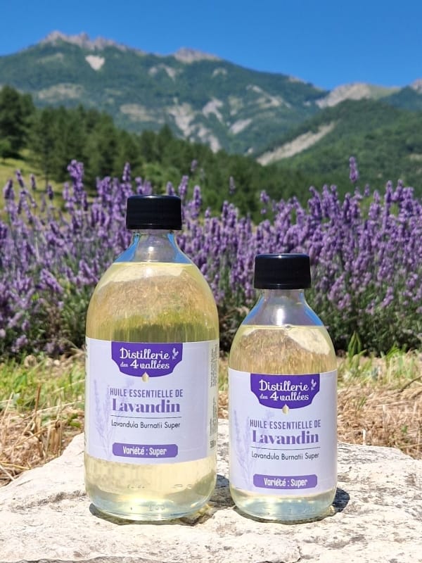 Huile essentielle de lavandin Super Bio - Flacon bouchon classique