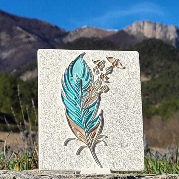 Diffuseur d'huile essentielle artisanal GM - Plume