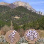 Diffuseur d'huile essentielle artisanal Terre brune - Rond PM