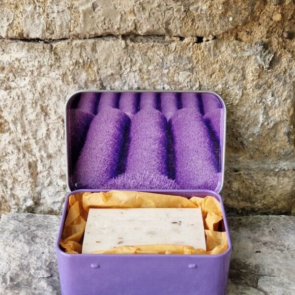 Boite savon 125 g - Rangs de lavande