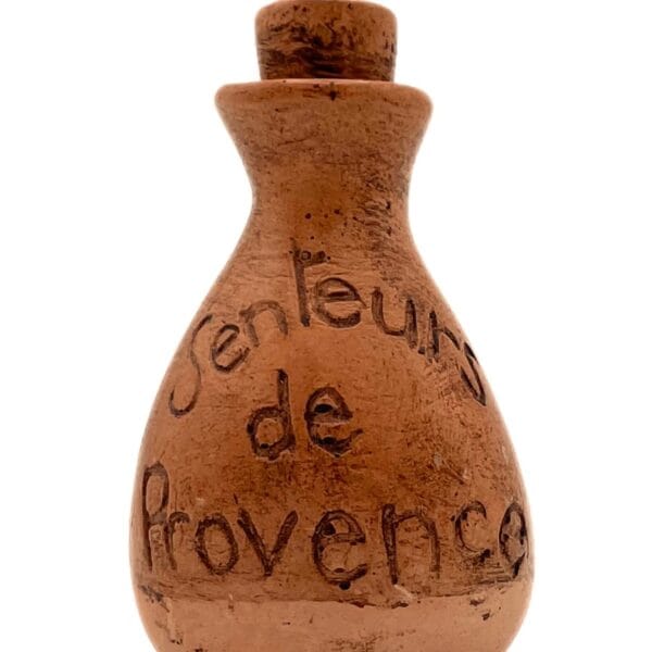 Diffuseur fiole plâtre peint et ciré - Provence