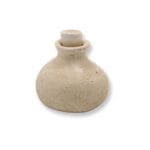 Diffuseur fiole plâtre peint et ciré - Rond