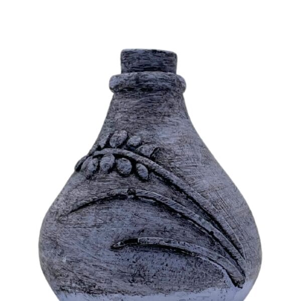 Diffuseur fiole plâtre peint et ciré - Deco brin de lavande