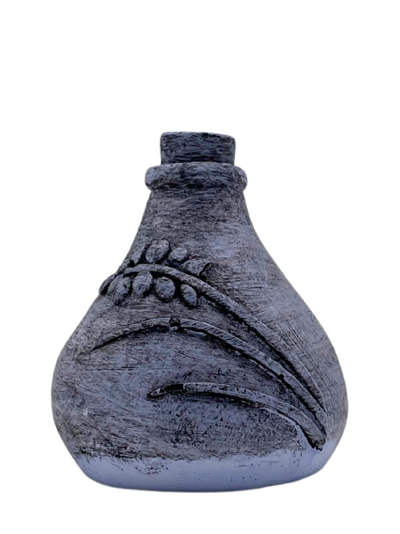 Diffuseur fiole plâtre peint et ciré - Deco brin de lavande