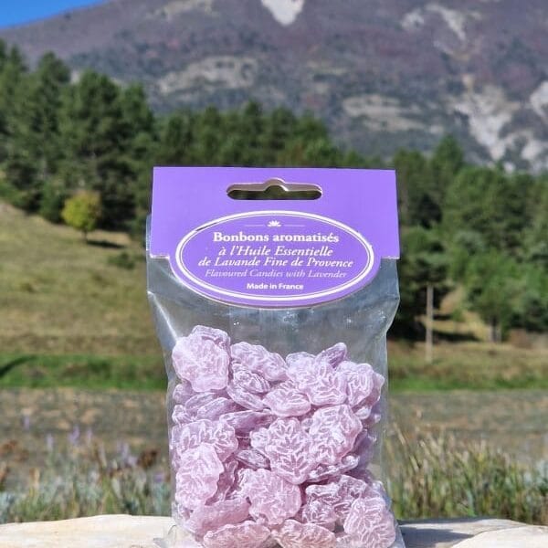 Sachet de bonbons à la lavande
