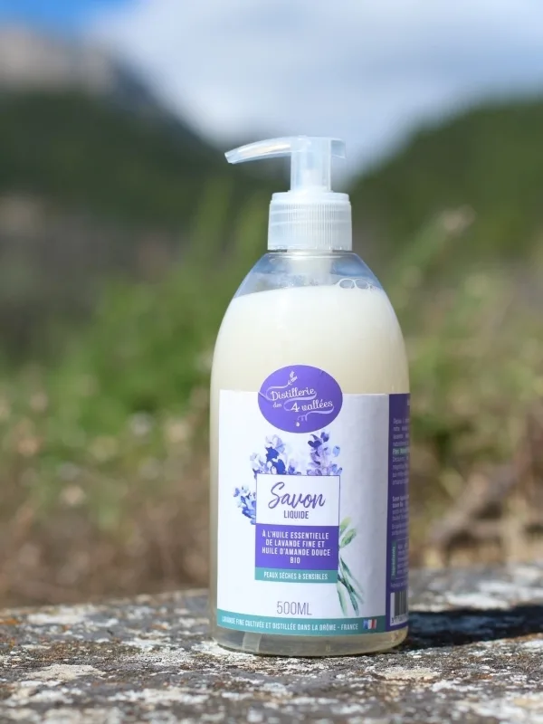 Savon liquide à la lavande • 500 ml pompe