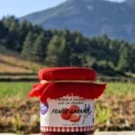 Confiture fraise et fleurs de lavande