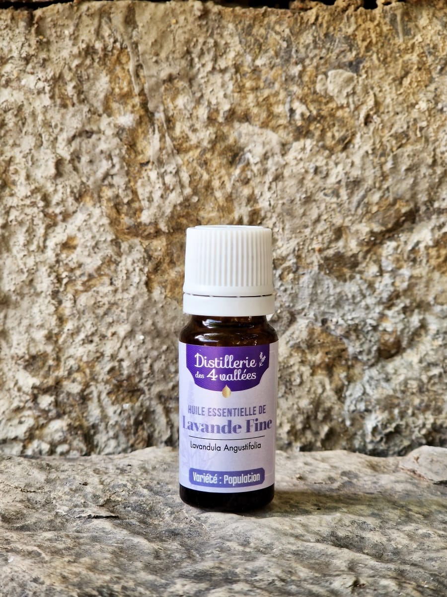 Huile essentielle de lavande fine de population HVE - Flacon codigoutte