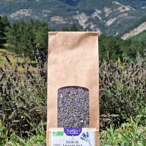 Sachet de fleurs de lavande fine Bio