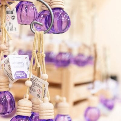 Diffuseur voiture d'huile essentielle de lavande