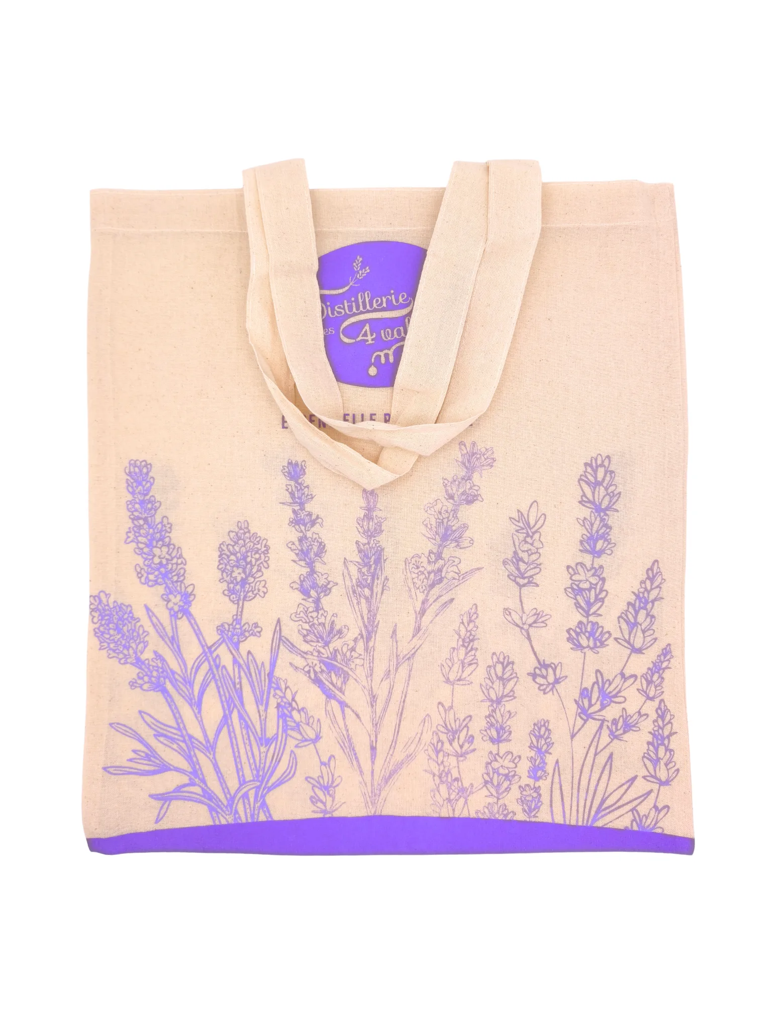 tote bag lavande · sac en toile · cabas réutilisable du quotidien ·