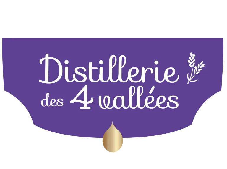 logo distillerie des 4 violet