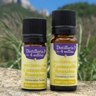 Huile essentielle de camomille romaine Bio - Flacon codigoutte