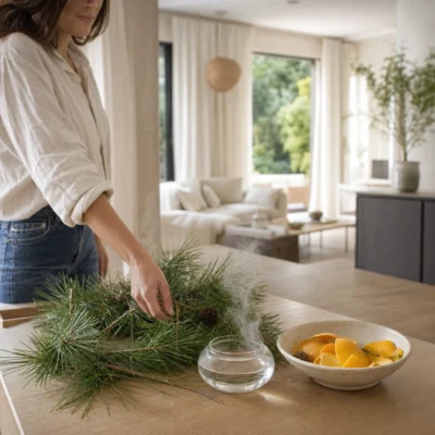 Les bienfaits de l’huile essentielle de pin sylvestre : respiration, tonus et air pur dans la maison