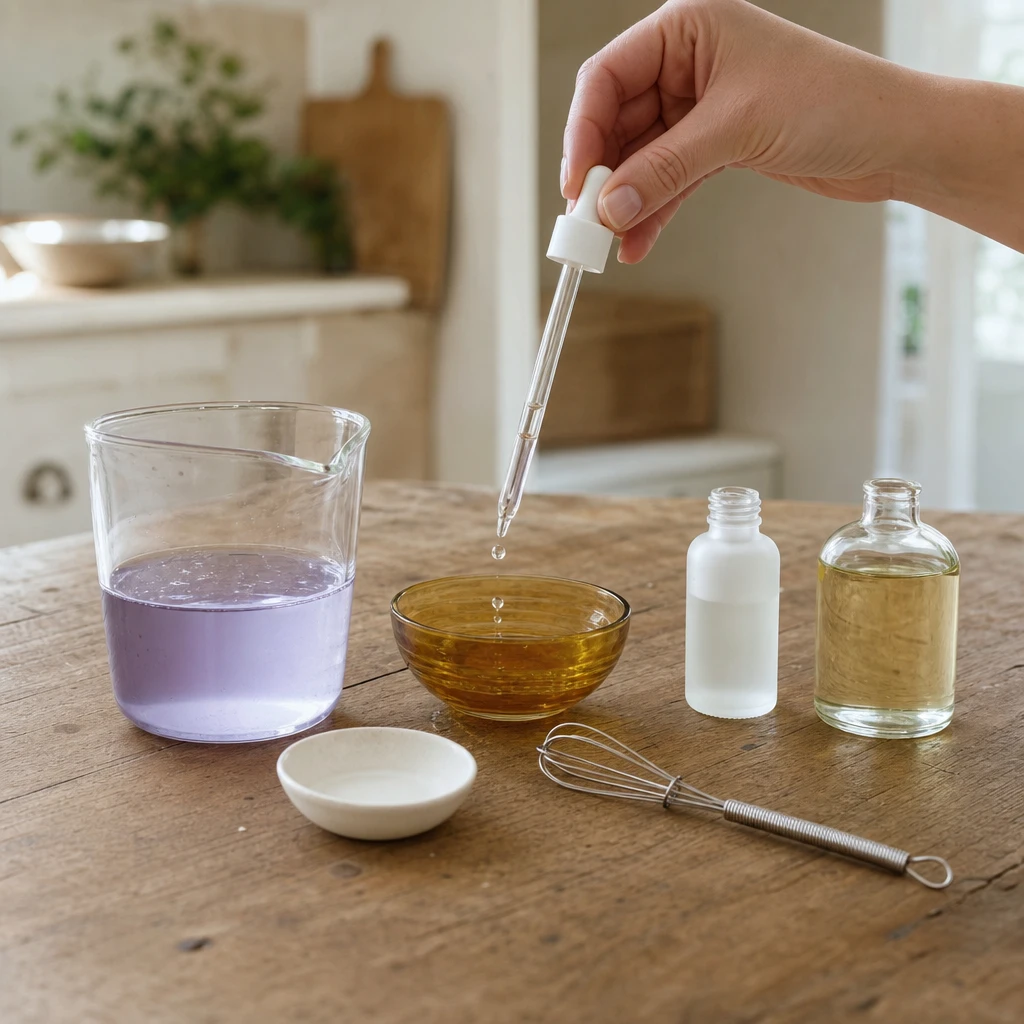 Créez votre propre sérum visage purifiant au tea tree et à l’hydrolat de lavande fine