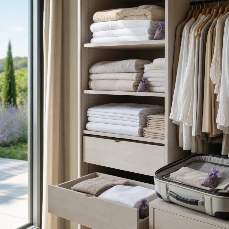 Entretenir le linge d’été naturellement : lavande fine, lavandin et gestes simples pour une maison fraîche