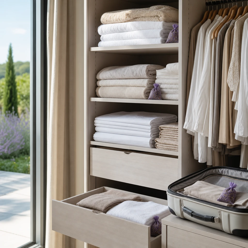 Entretenir le linge d’été naturellement : lavande fine, lavandin et gestes simples pour une maison fraîche