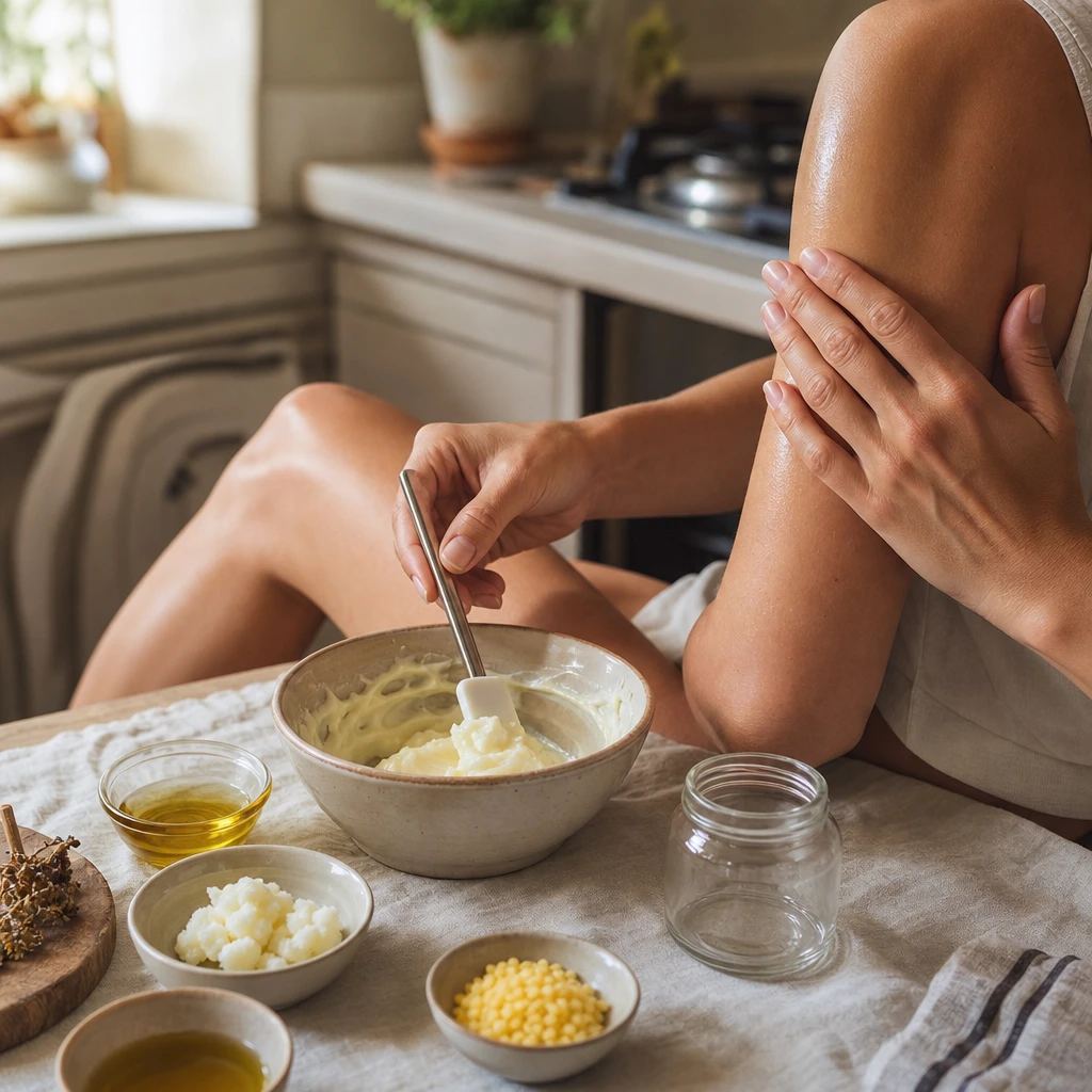 Recette de baume après-soleil apaisant au lavandin pour le corps et les zones échauffées