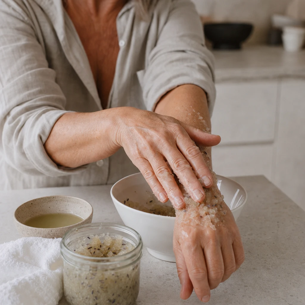 Recette de gommage corps au lavandin et au sucre : peau douce et parfumée après l’été