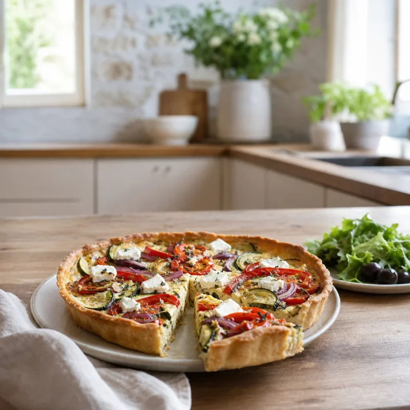 Tarte salée aux légumes du soleil et à l’huile essentielle de lavande : la recette provençale inattendue du pique-nique brunchté